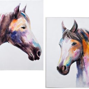 Häst i färg 78x100x3cm