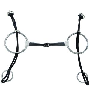 Black Gag bit, Single jointed